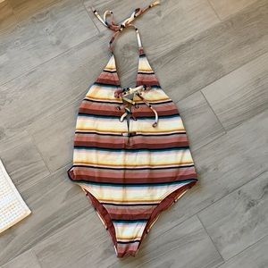 One piece bathing suit